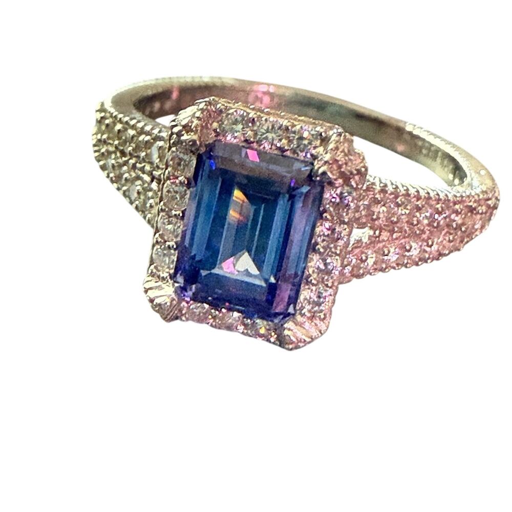 Judith Ripka 925 Sterling Silver Ring Size 9.75 NEW